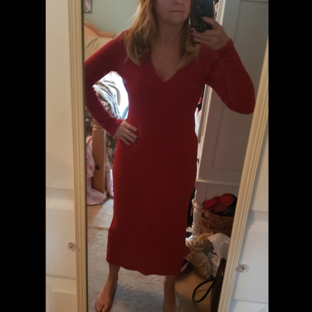 V-Neck Long Dress